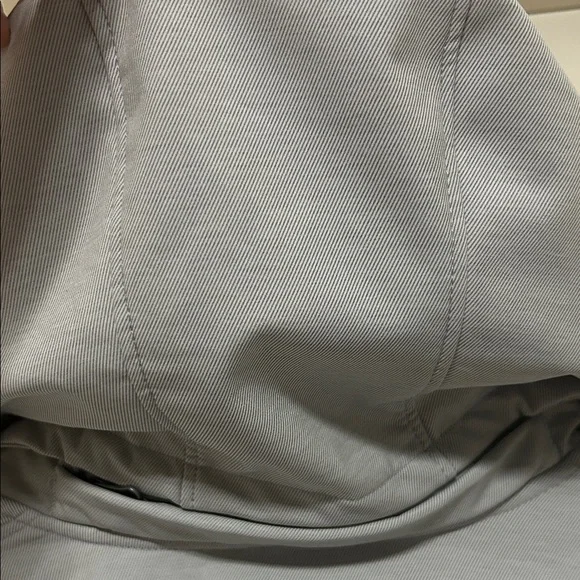 Free Country Light Gray Water Resistant Rain Coat with Removable Hood sz 2X - Picture 15 of 16